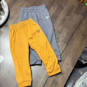 Reebok Kids Sweatpants - Gold and Gray
